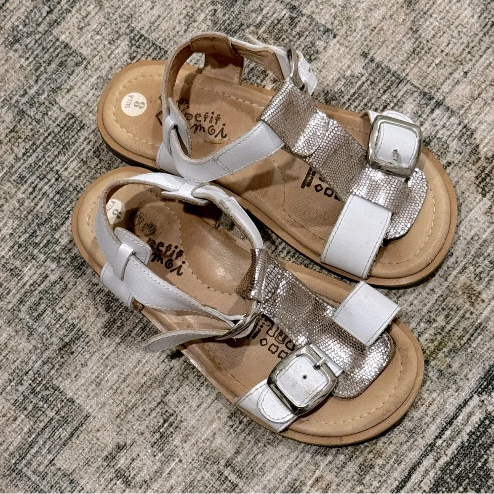 Petit Mai grill Summer Leather Sandals Size 8